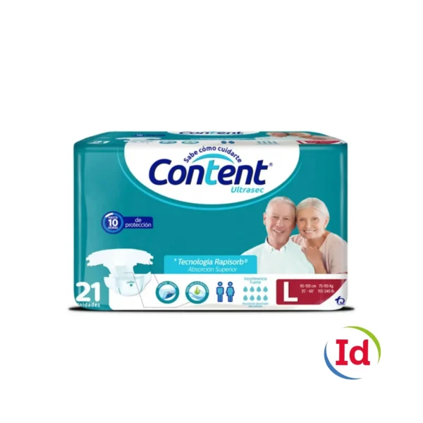 Pa?al Content Ultrasec T-L Bolsa X 21 Unidades