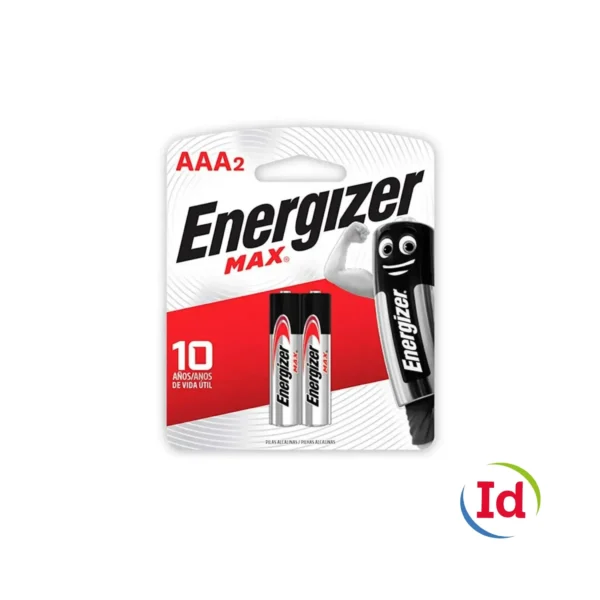 Pila Energizer Max Alkalina AAA X 2 Unidades