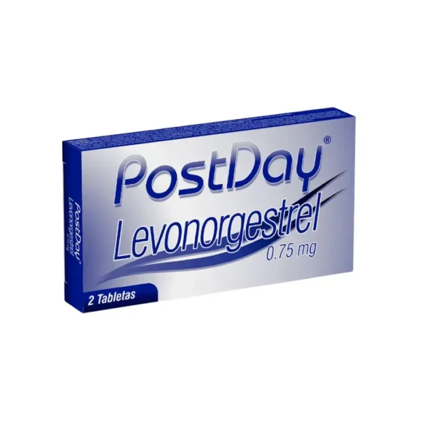 Postday Levonorgestrel 0.75 Mg 2 Tabletas