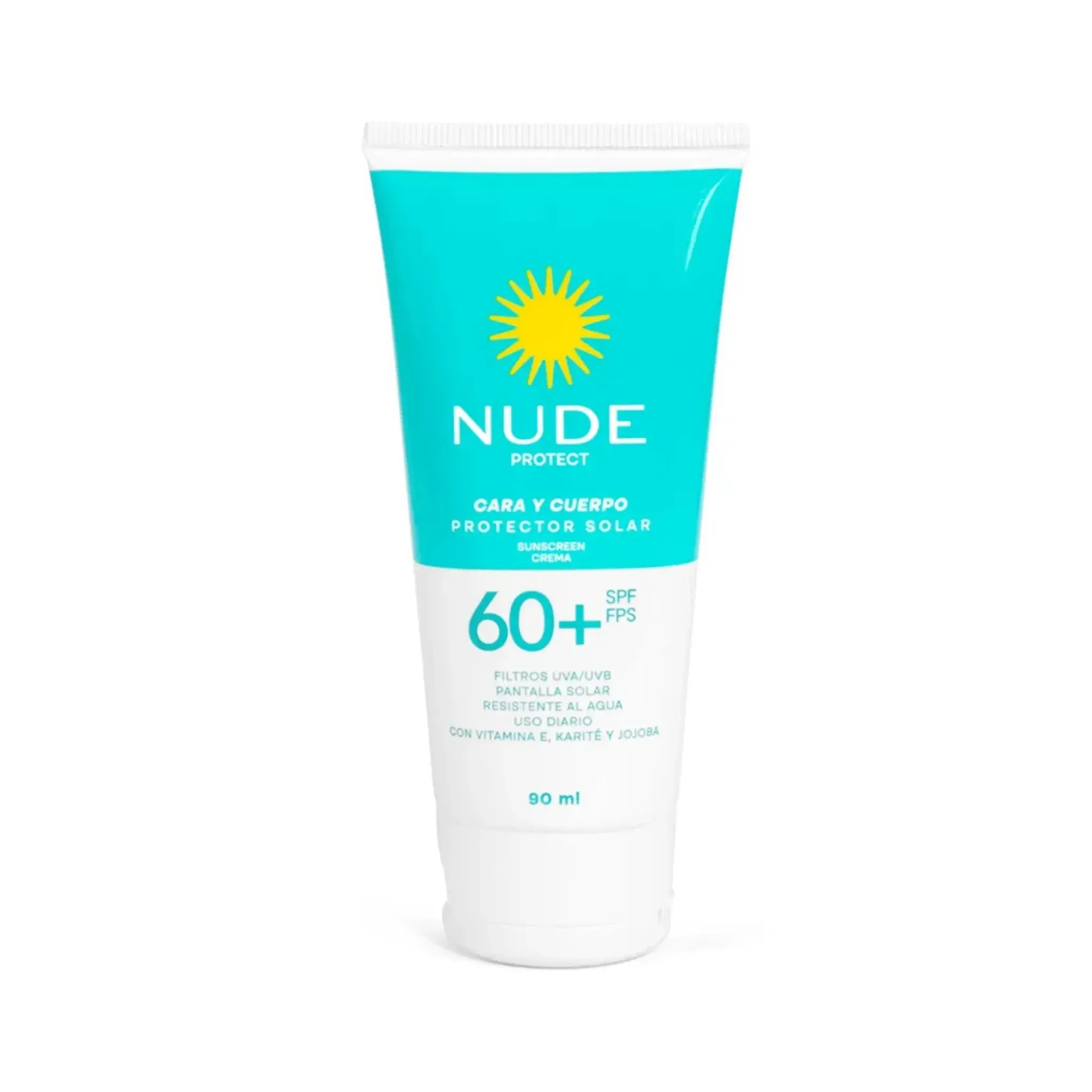 Protector Nude Cara Y Cuerpo Spf 60 90 Ml