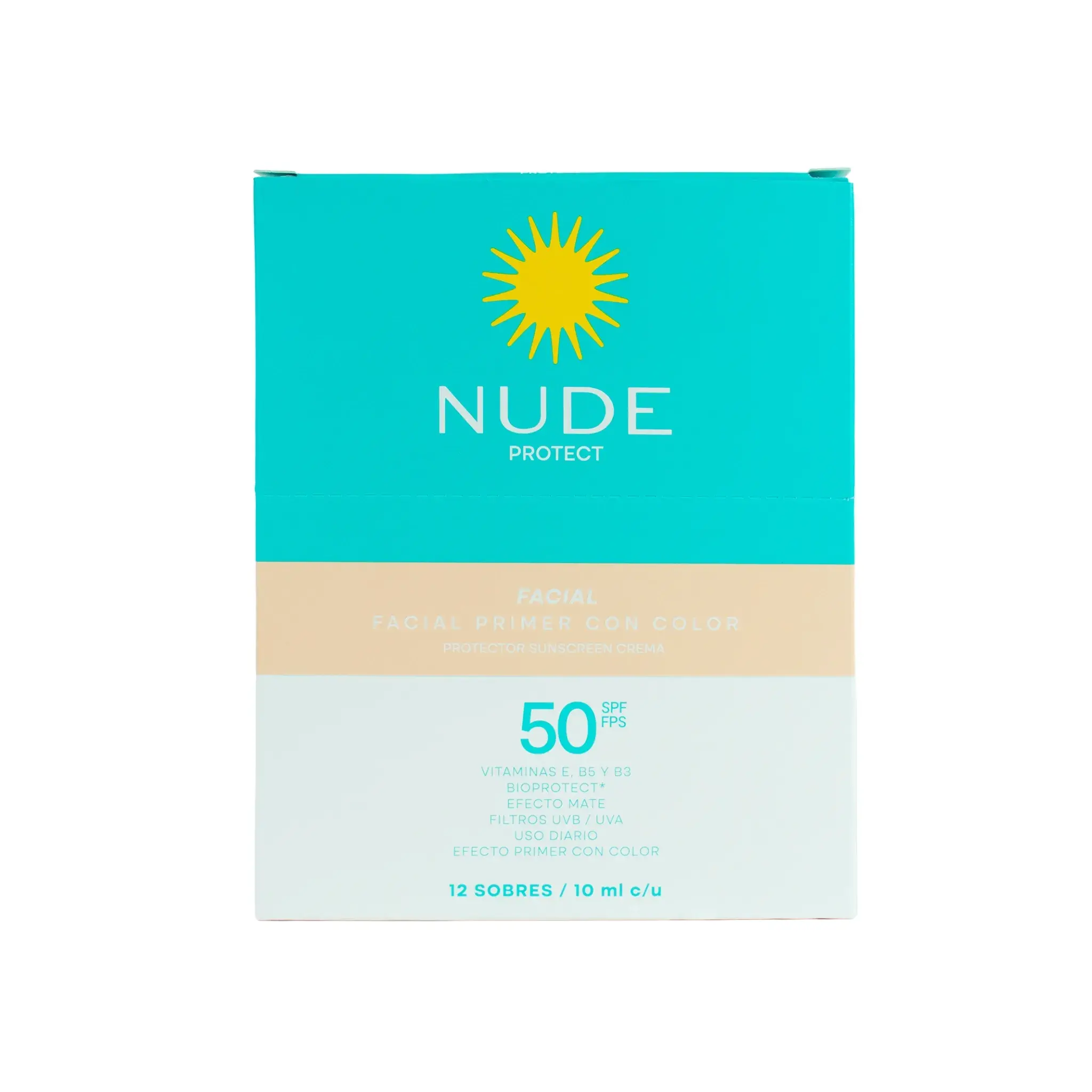 Protector Nude Facial P.Co.Fps50 12 Sbres 10 Ml