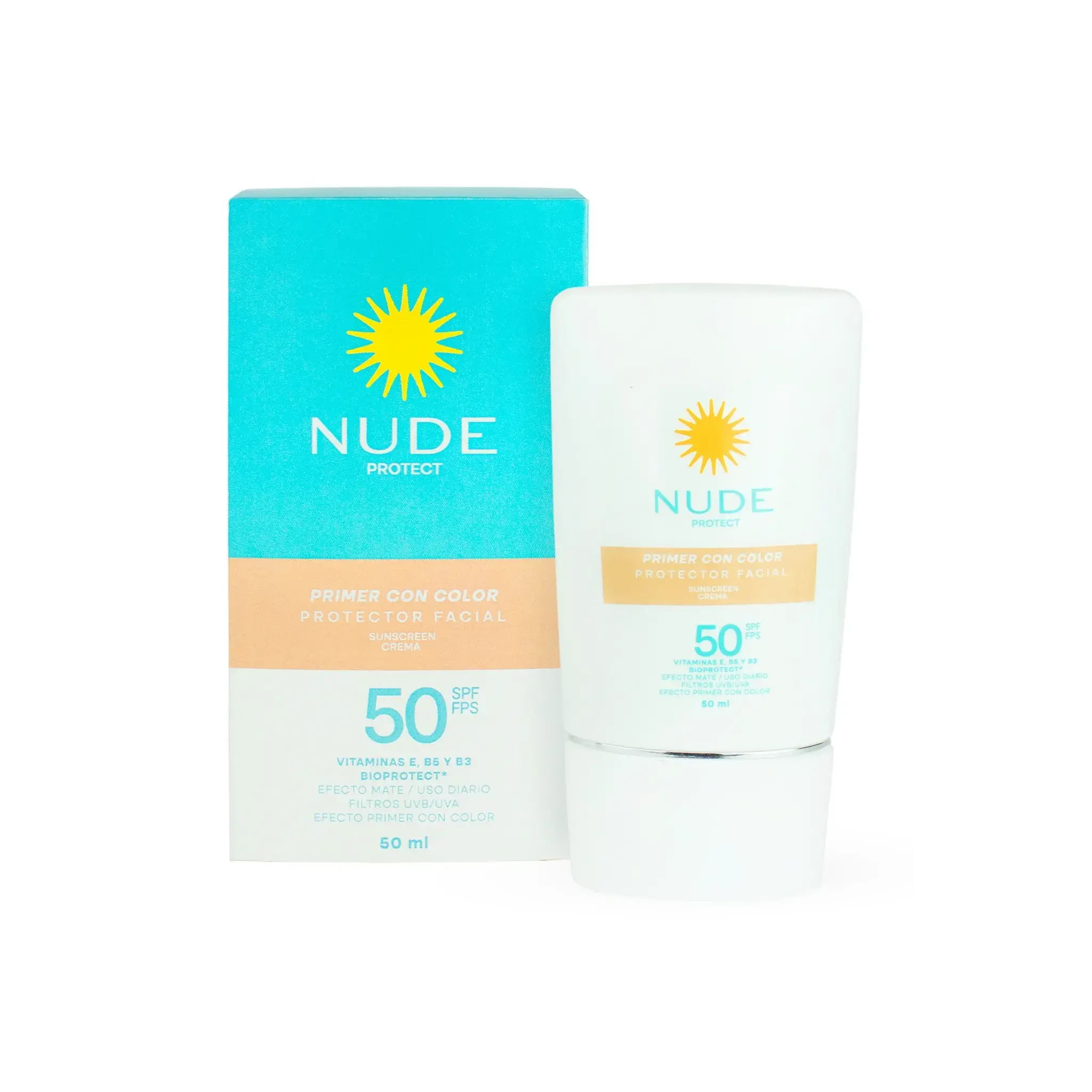 Protector Nude Facial Spf 50 Bioprotec 50Ml