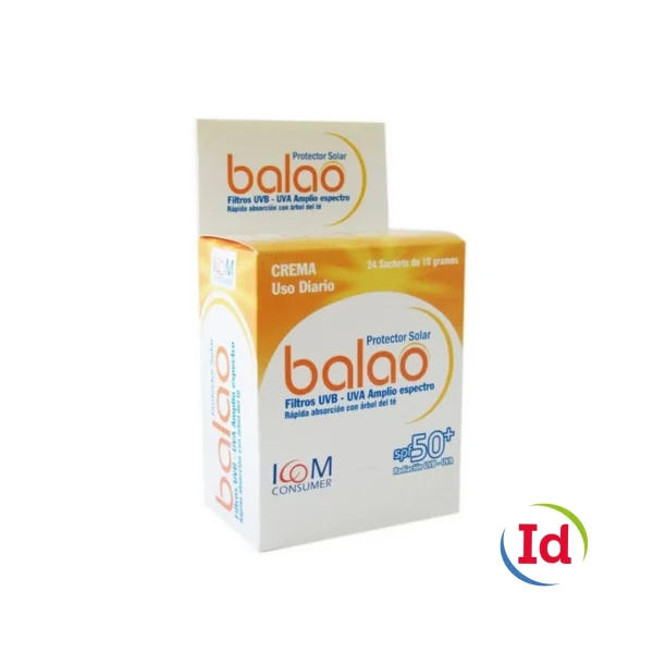 Protector Solar Balao Spf 50 10Gr 24 Sobres Icom