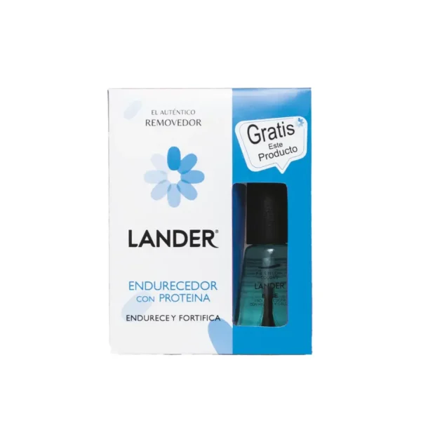 Removedor Lander Endurecedor Con Prote?na X 55 Ml + Base Lander Gratis