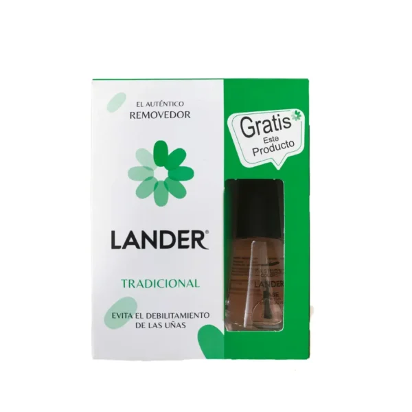 Removedor Lander Tradicional X 55 Ml + Base Lander Gratis