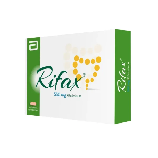 Rifax Rifaximina 550 Mg 14 Tabletas