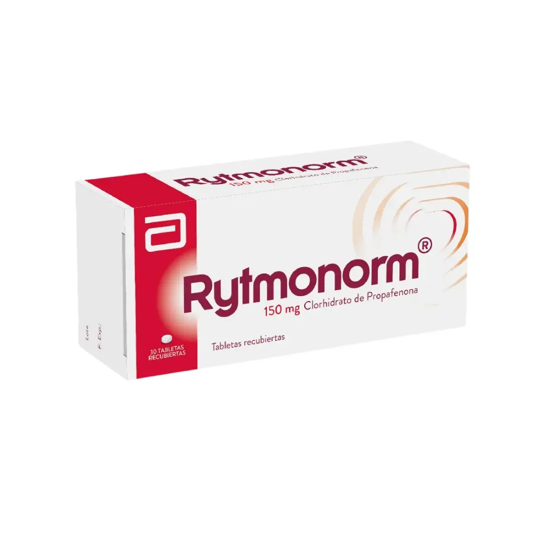 Rytmonorm Clorhidrato de Propafenona 150 Mg 30 Tabletas