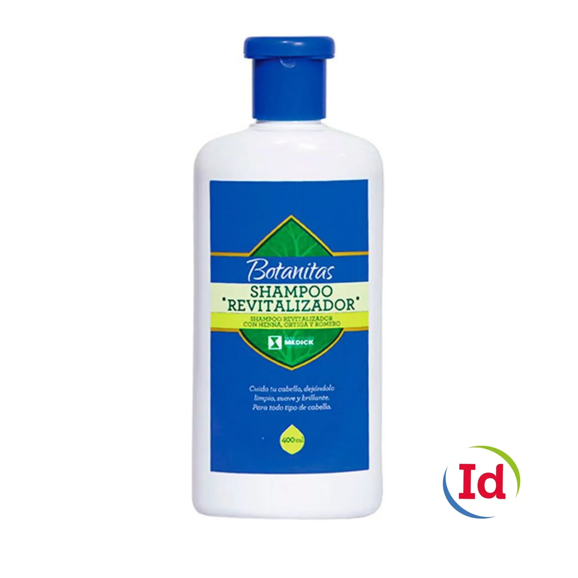 shampoo revitalizador henna romero y ortiga medick x 400ml