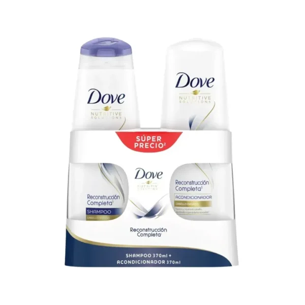 Shampoo Dove Reconstrucci?n Completa X 370 Ml + Acondicionador Dove x 370 Ml