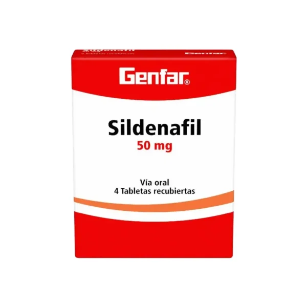 Sildenafil 50 Mg 4 Tabletas Gf