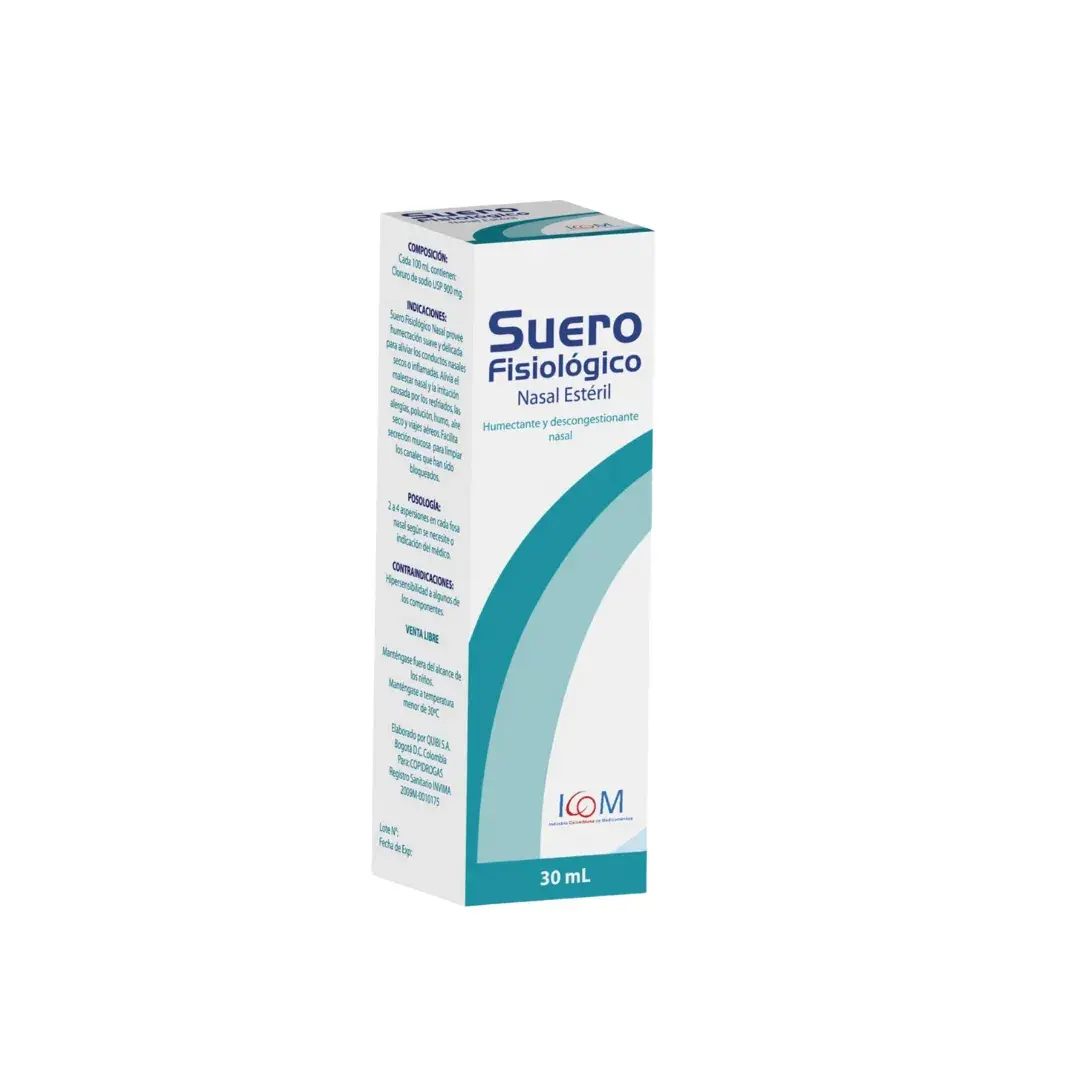 Suero Fisiologico Nasal Spray X 30Ml Icom