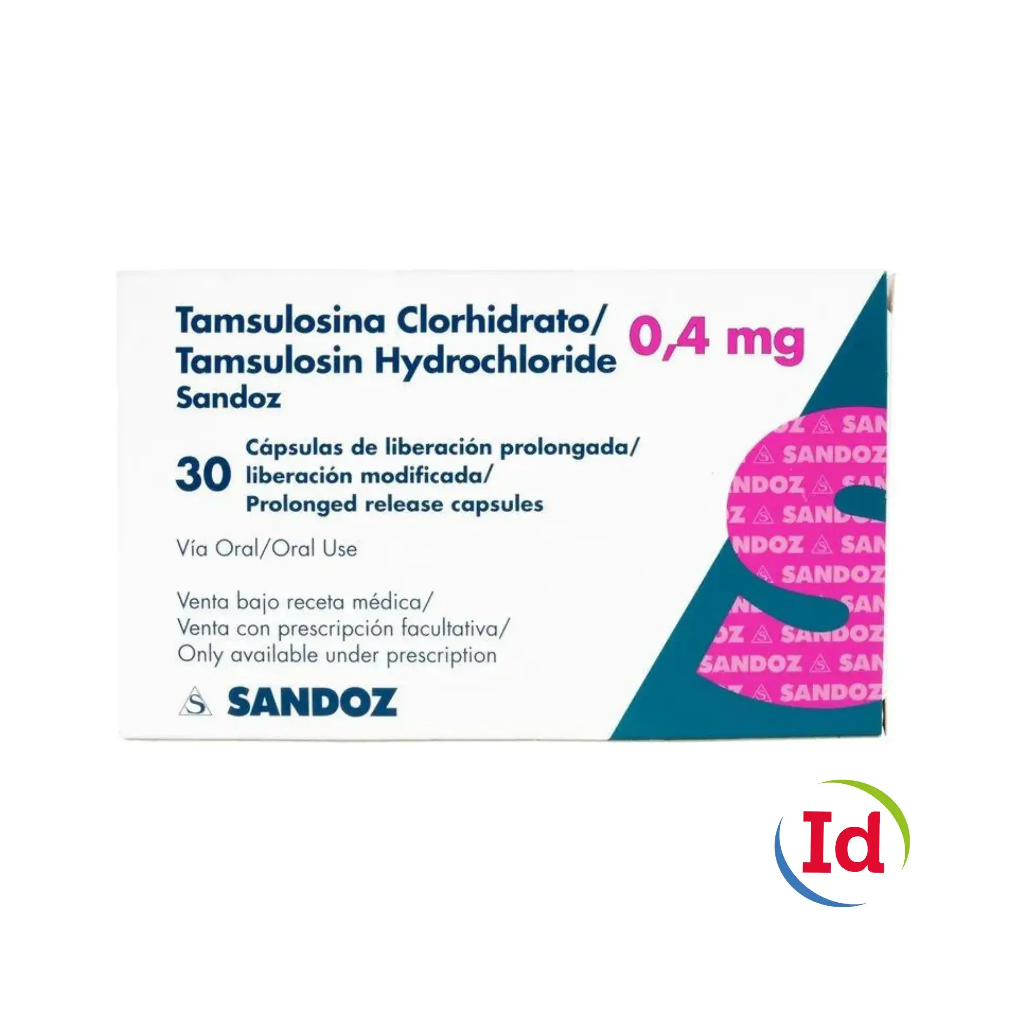 Tamsulosina Clorhidrato De Tamsulosina 0.4 Mg X 30 Cap Sz