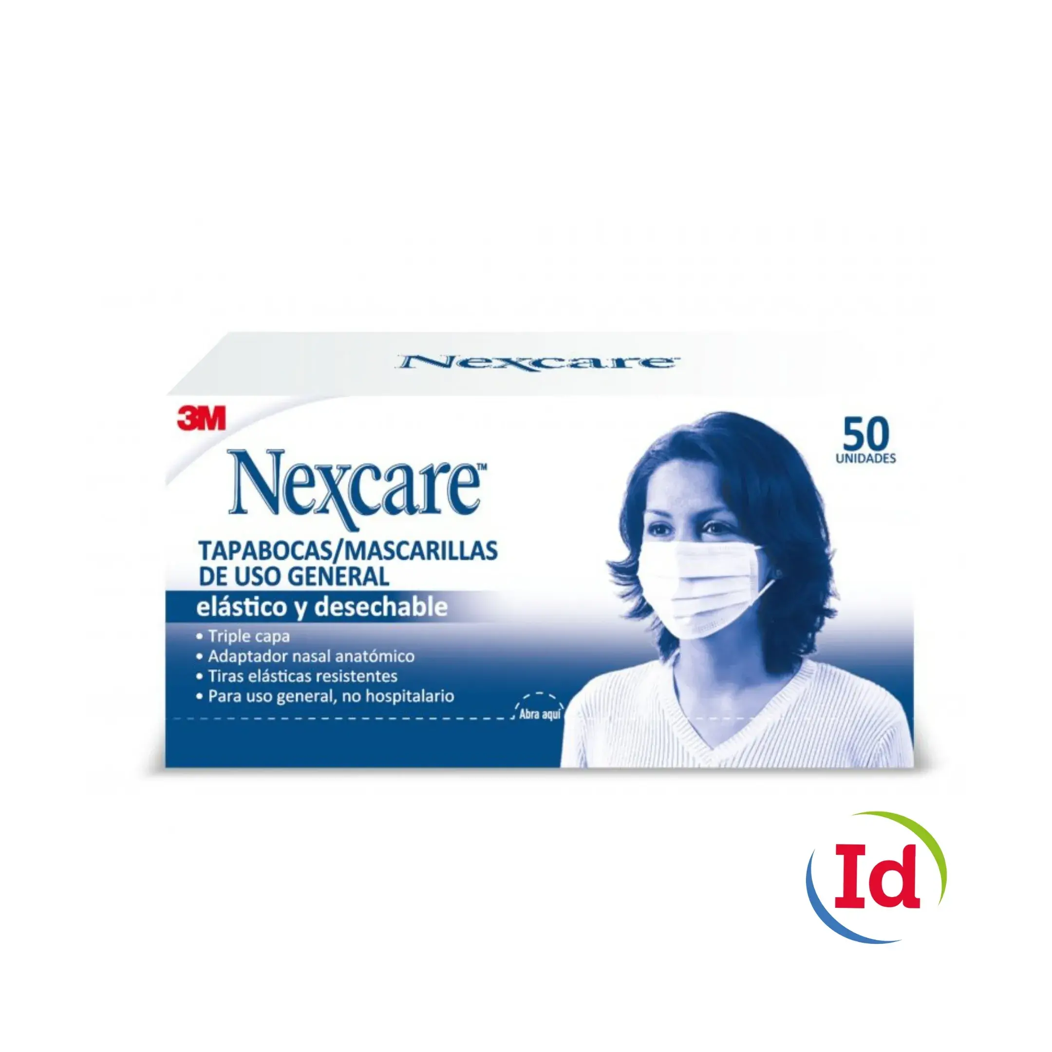 Tapabocas Nexcare Uso General 50 Unidades