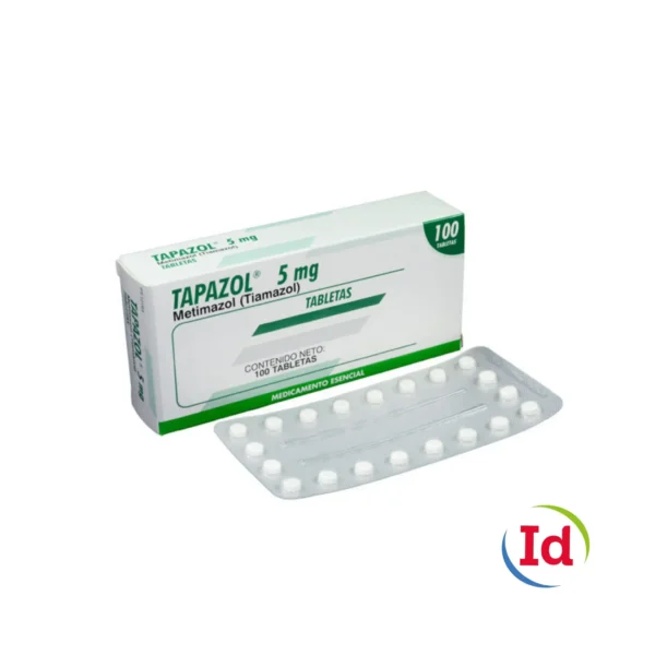 Tapazol Metimazol 5 Mg X 100 Tabletas