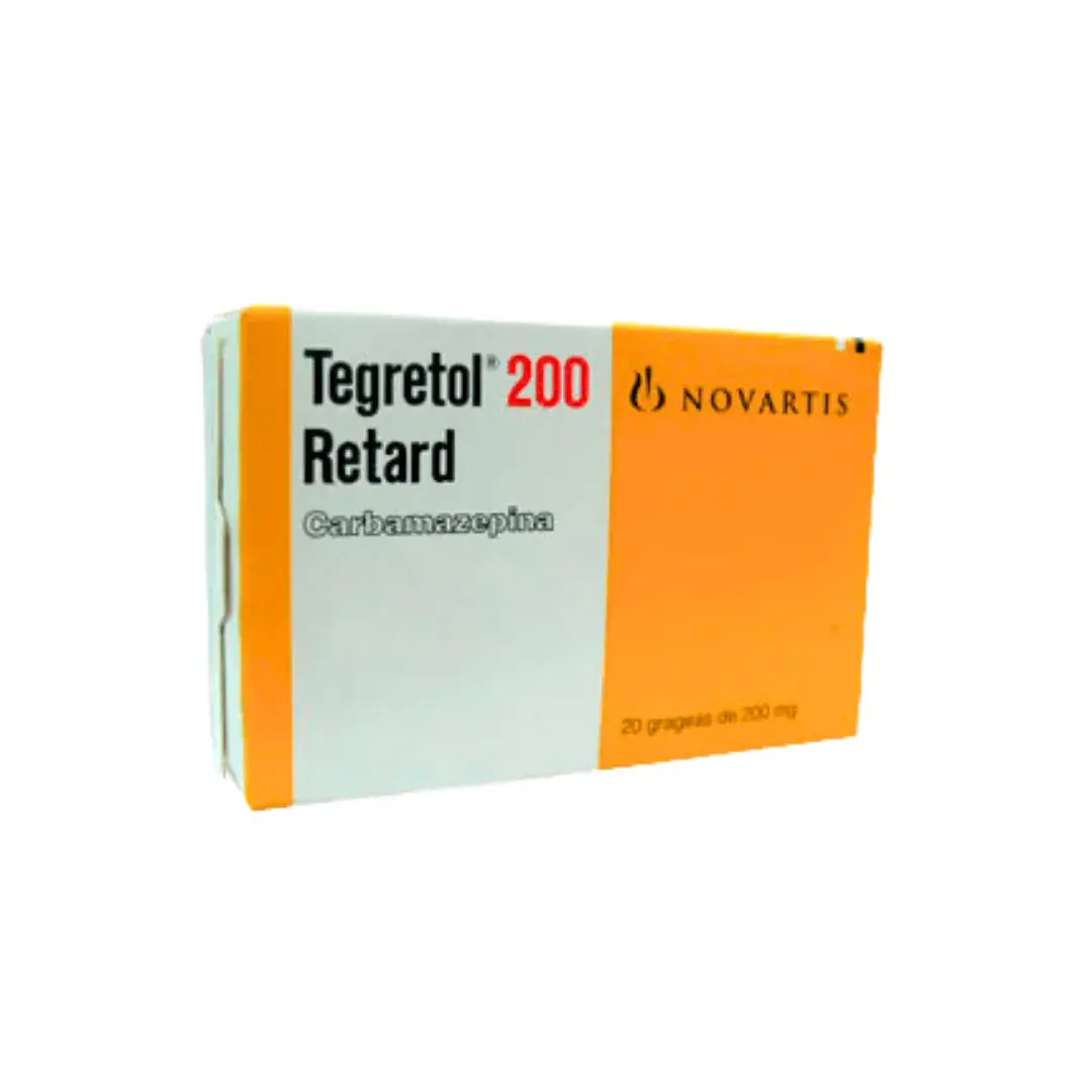 Tegretol Retard - Carbamazepina 200 Mg 20 Tabletas