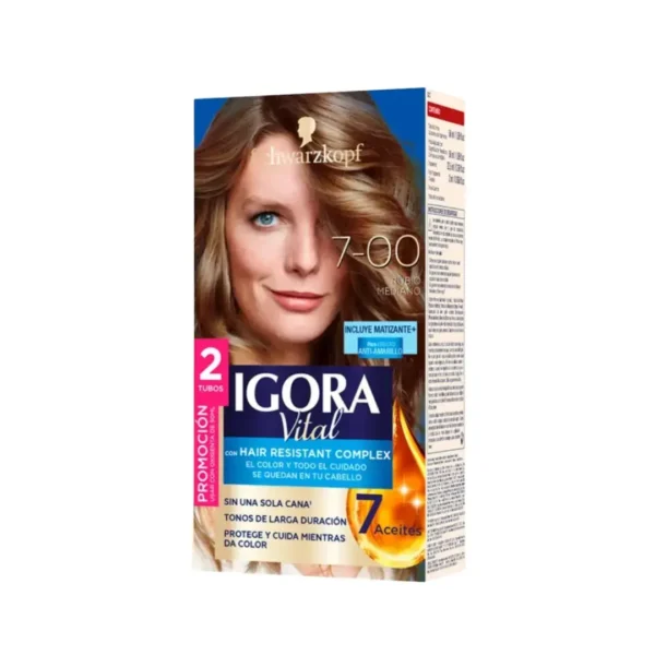 Tinte Igora Vital 7-00 Rubio Mediano