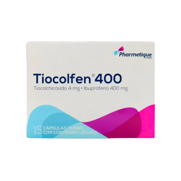 Tiocolfen Tiocolchicosido + Ibuprofeno 400 Mg 15 Cap Liquidas