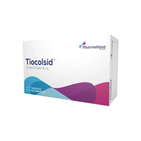 Tiocolsid Tiocolchicosido 8 Mg X 10 Tabletas
