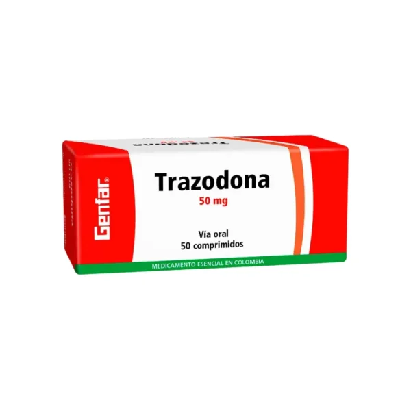 Trazodona 50 Mg 50 Tabletas Gf