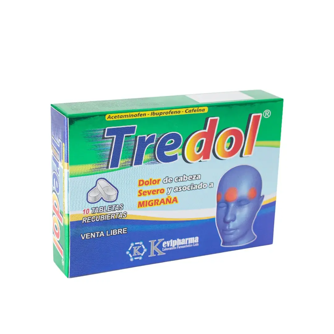Tredol Aceta-Ibupr-Cafei X 10 Tabletas Kevipharma