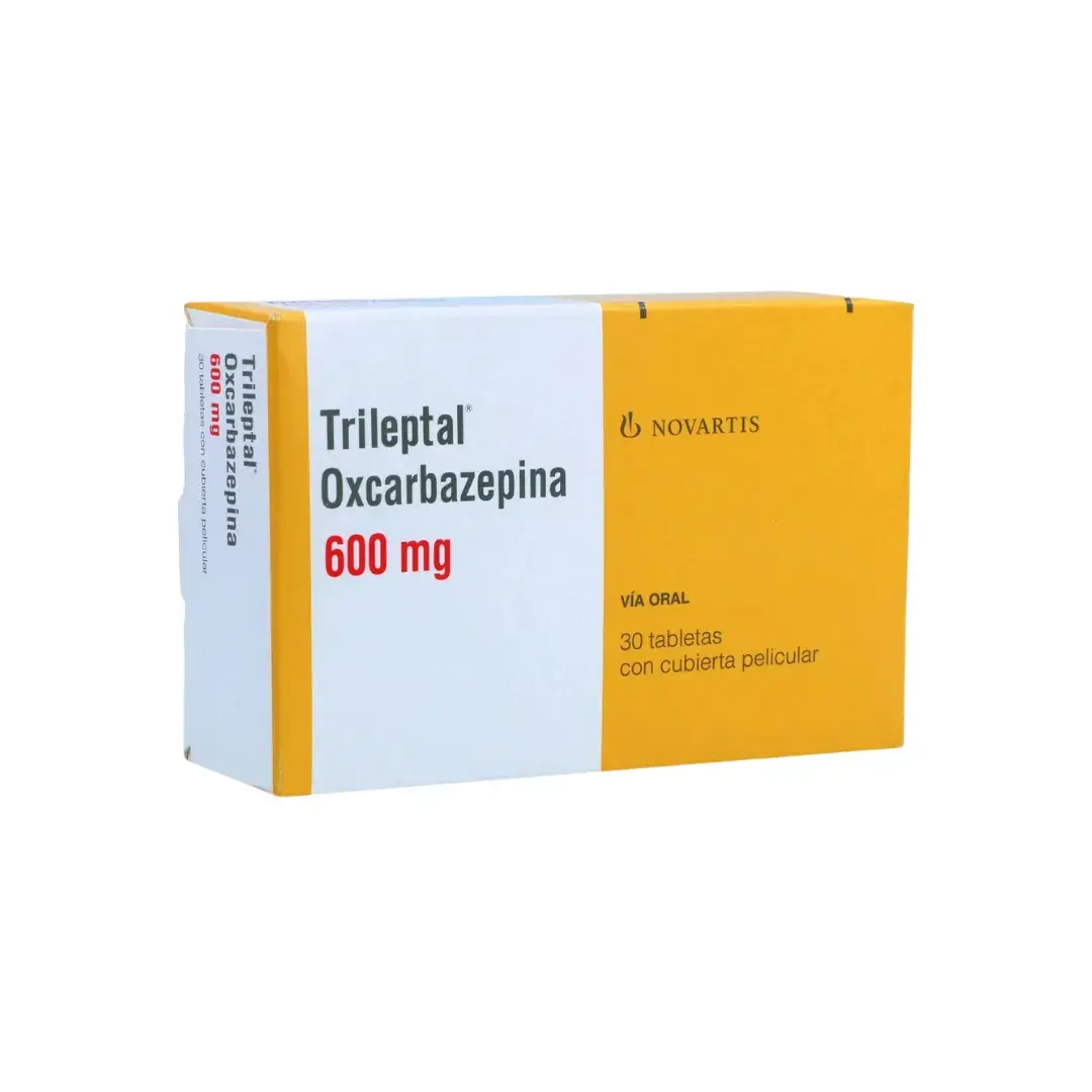 Trileptal Oxcarbazepina 600 Mg 30 Tabletas