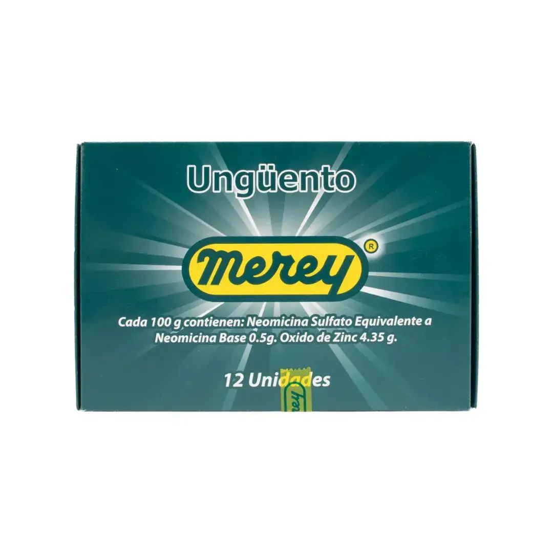 Unguento Merey Neomicina + Oxido De Zinc X 12 Unidades