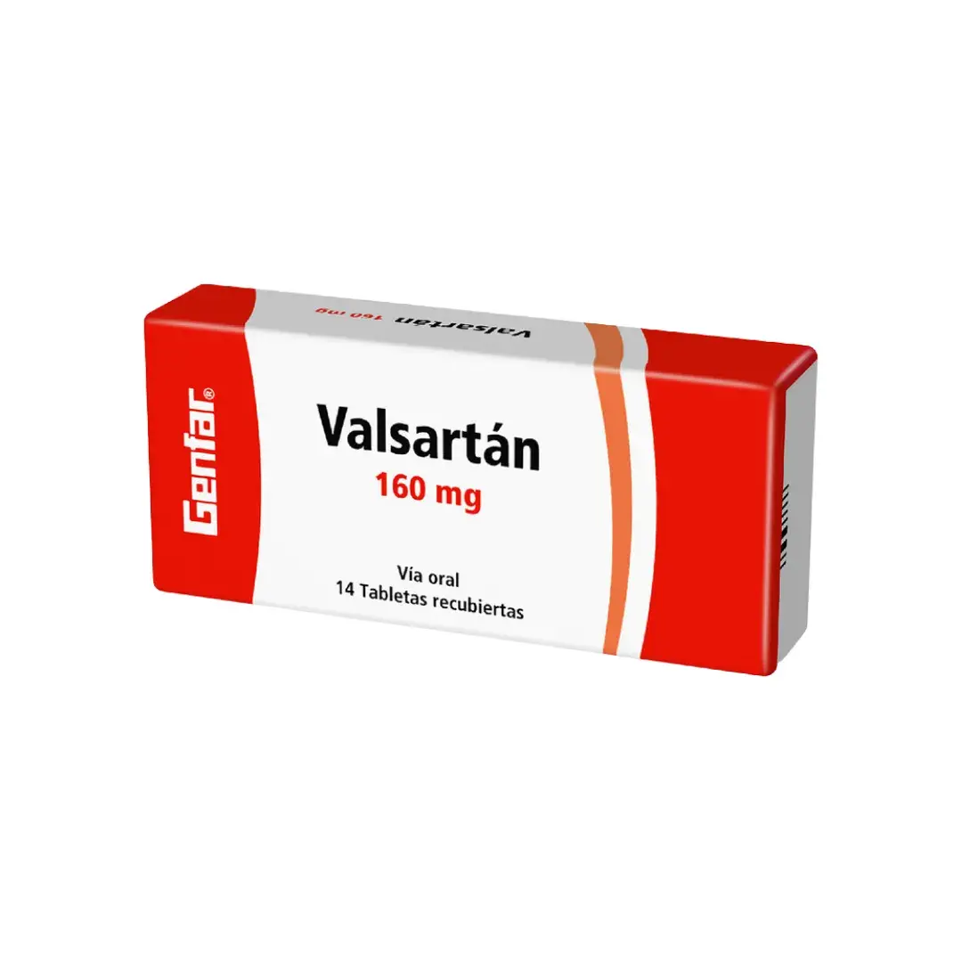 Valsartan 160 Mg 14 Tabletas Gf