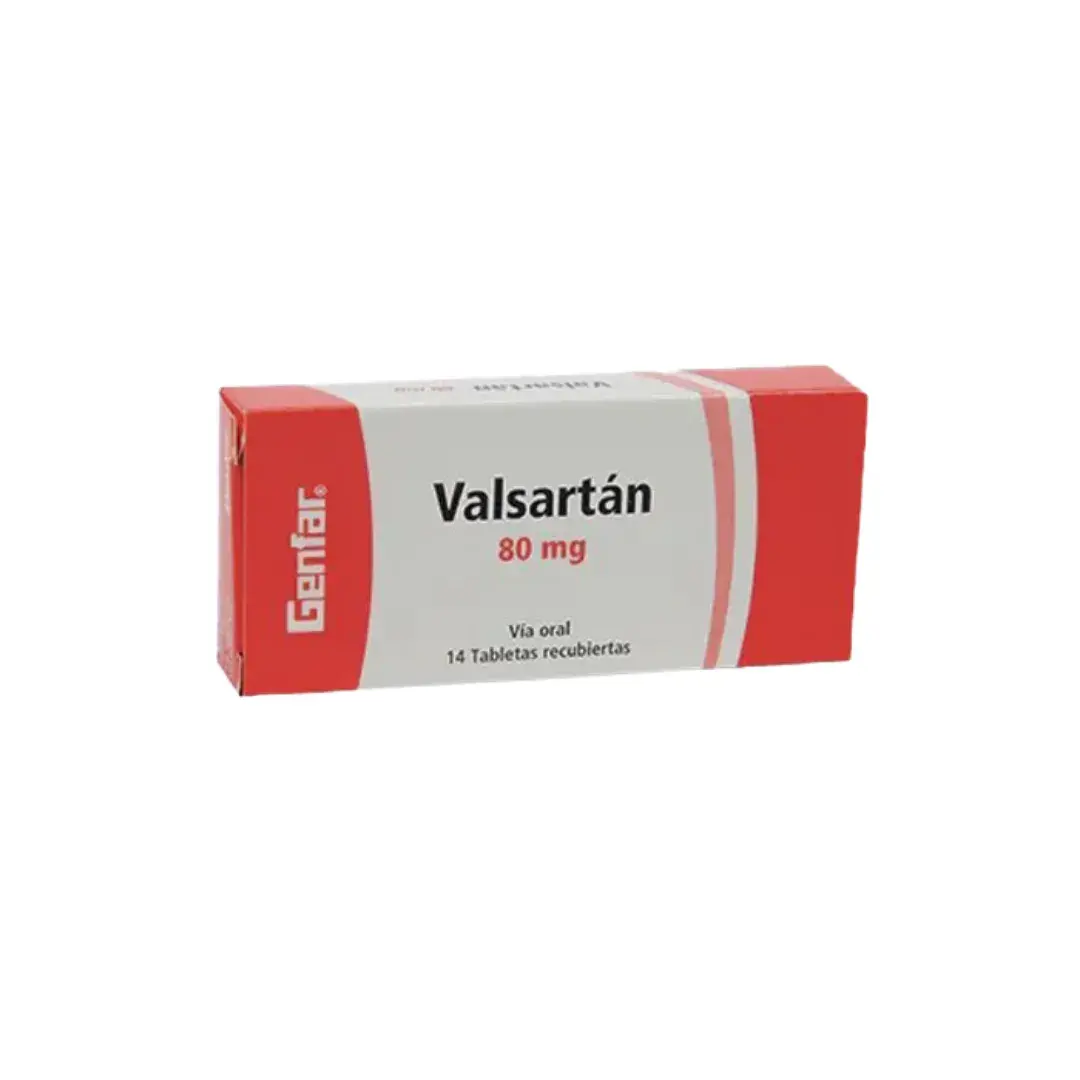 Valsartan 80 Mg 14 Tabletas Gf