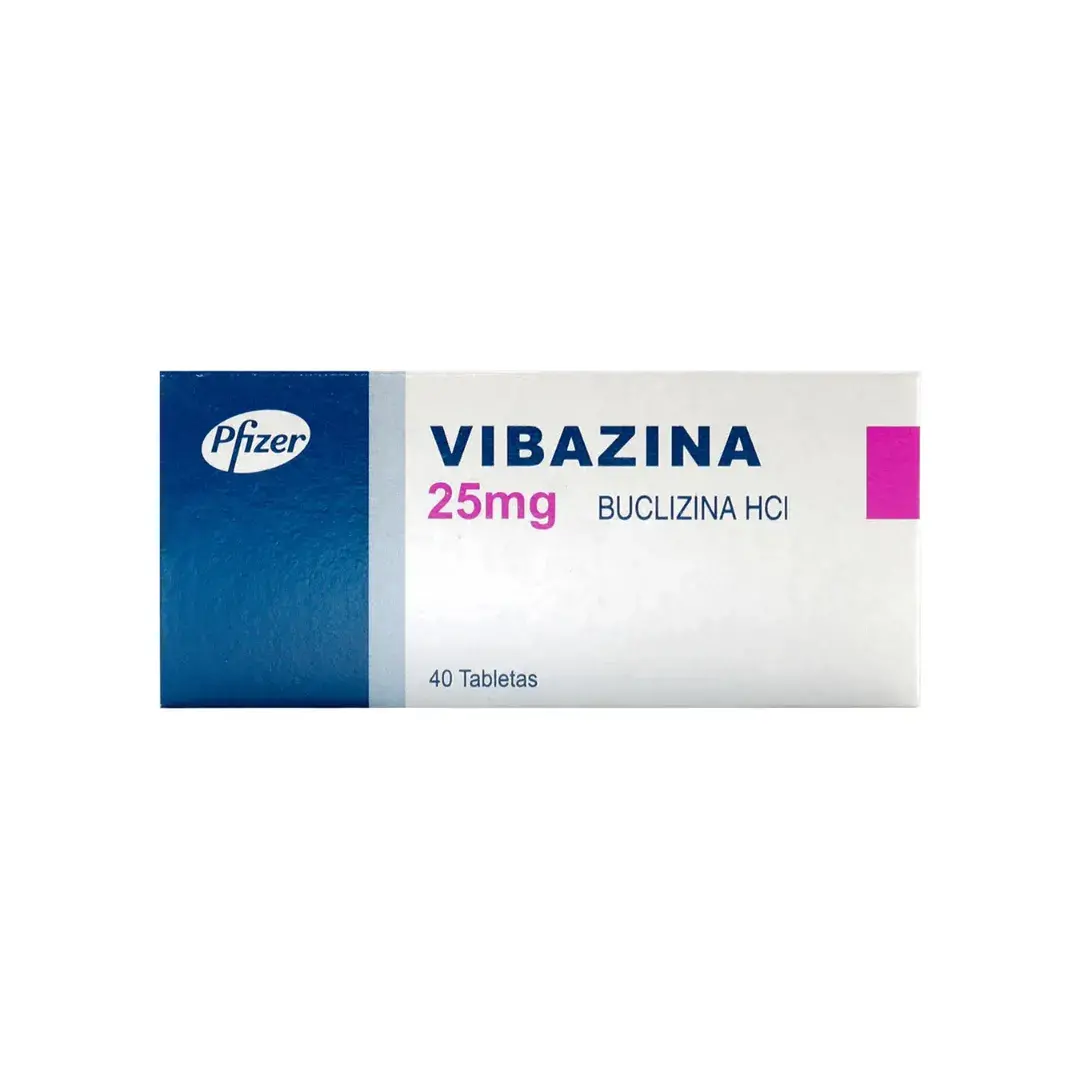 Vibazina Buclizina 40 Tabletas