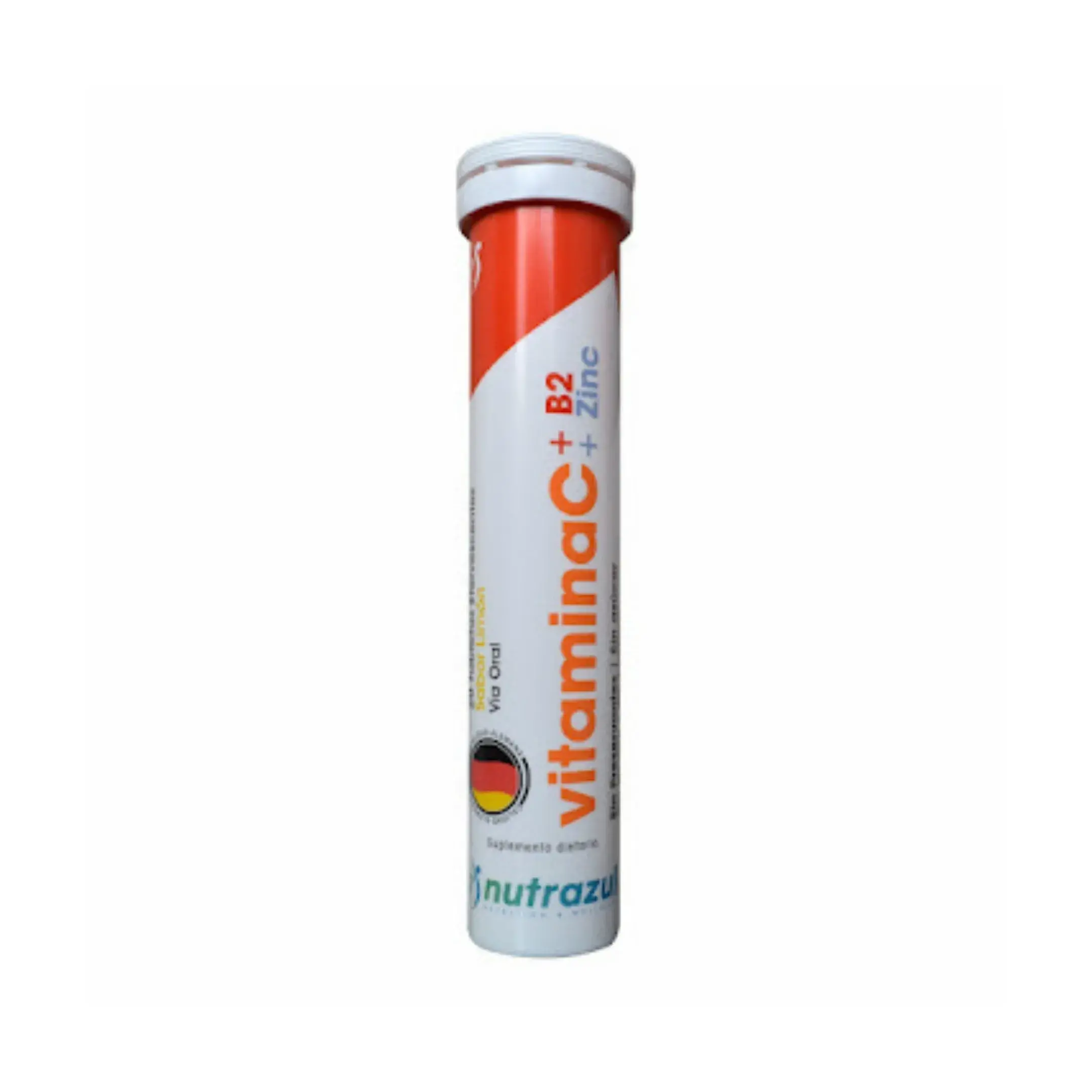 Vitamina C + B2 + Zinc 20 Tabletas