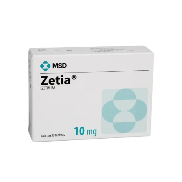Zetia Ezetimiba 10Mg X 30 Tabletas