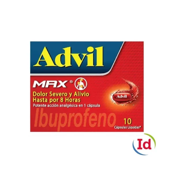 Advil Max X 10 Cnpsulas Lnquidas