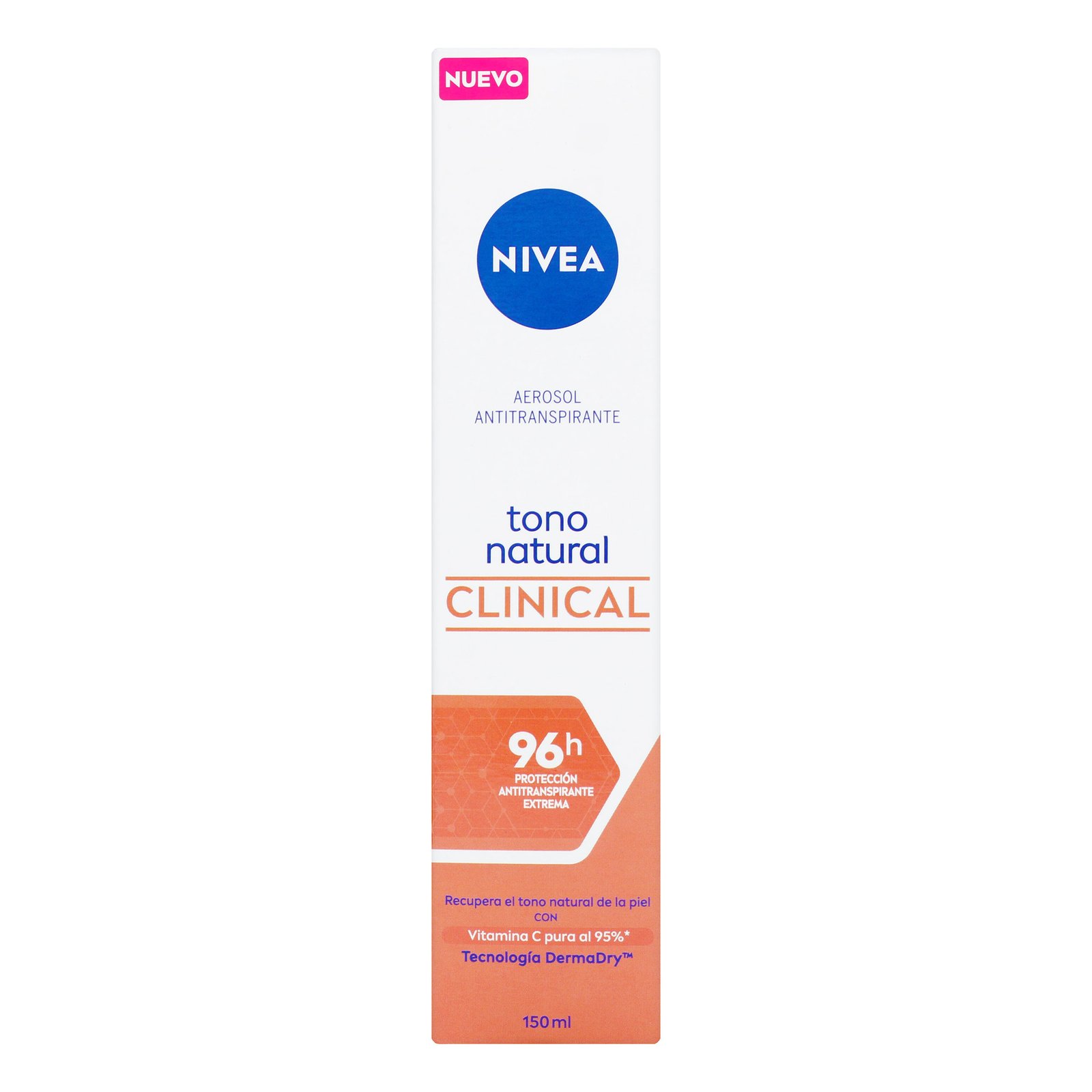 Desodorante Nivea Spray Clinical Tono Natural X 150 Ml