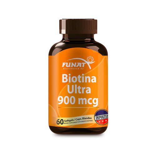 Biotina ultra 900 mcg 60 capsulas