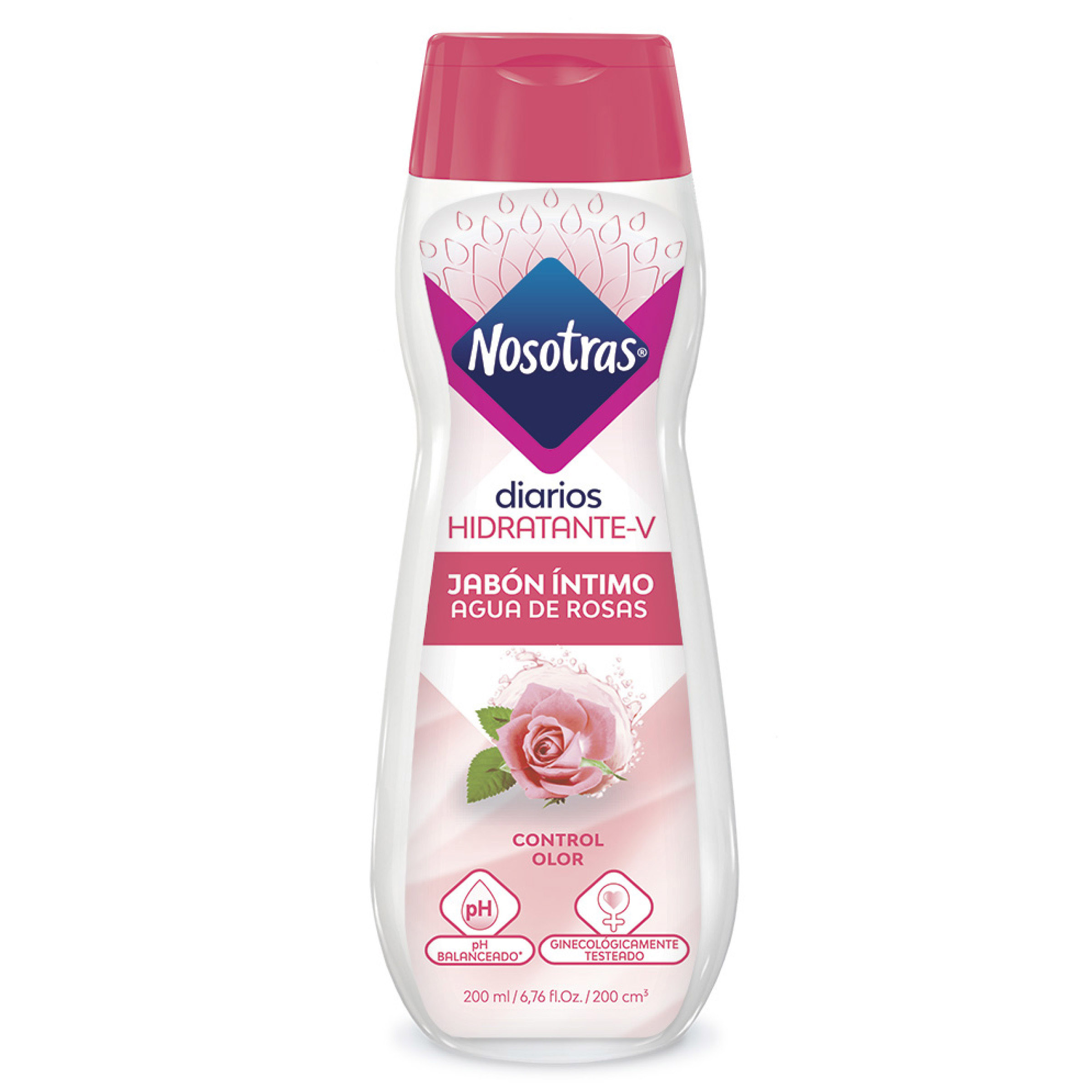 jabón ínimo nosotras agua de rosas x 200ml