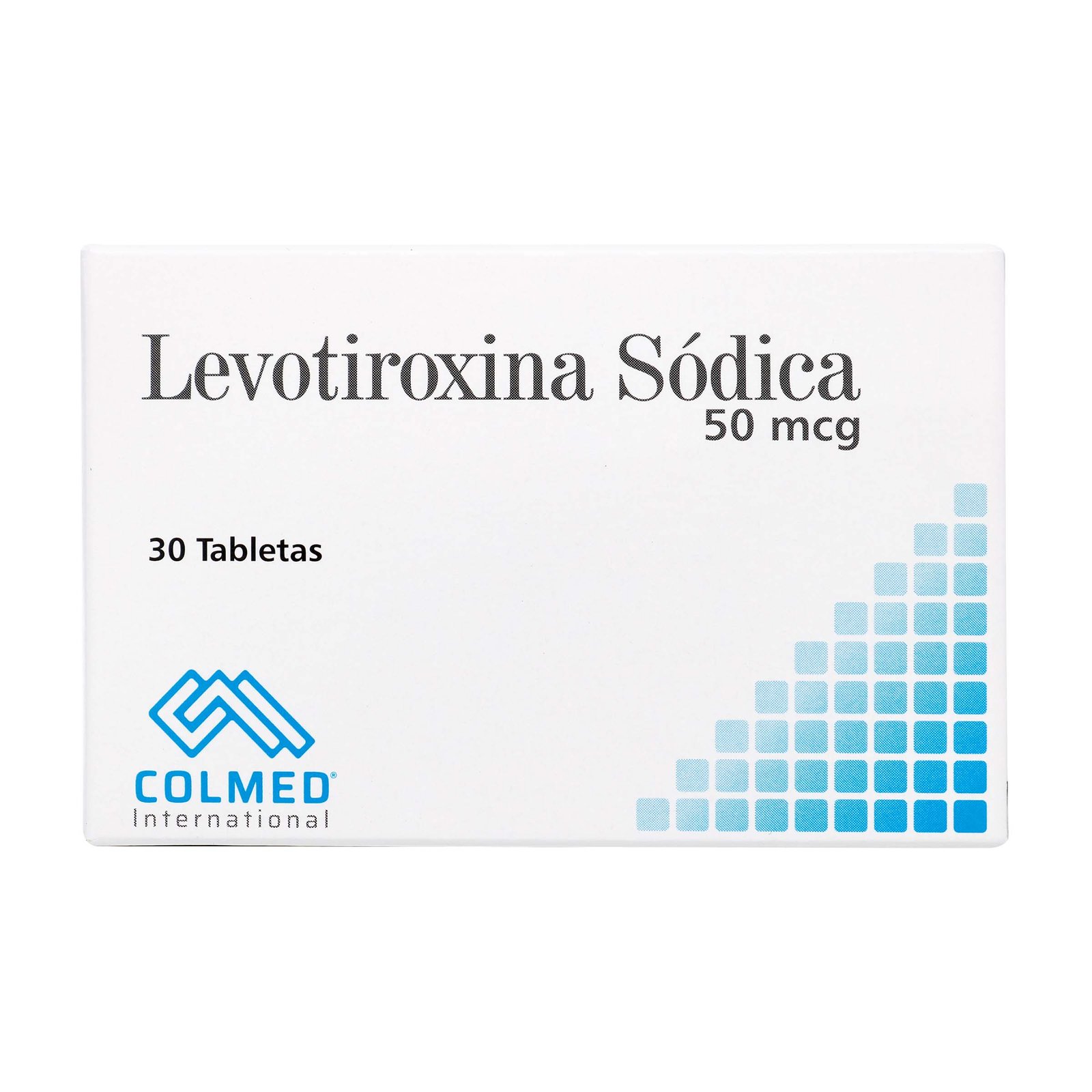 Levotiroxina 50 Mcg 30 Tabletas