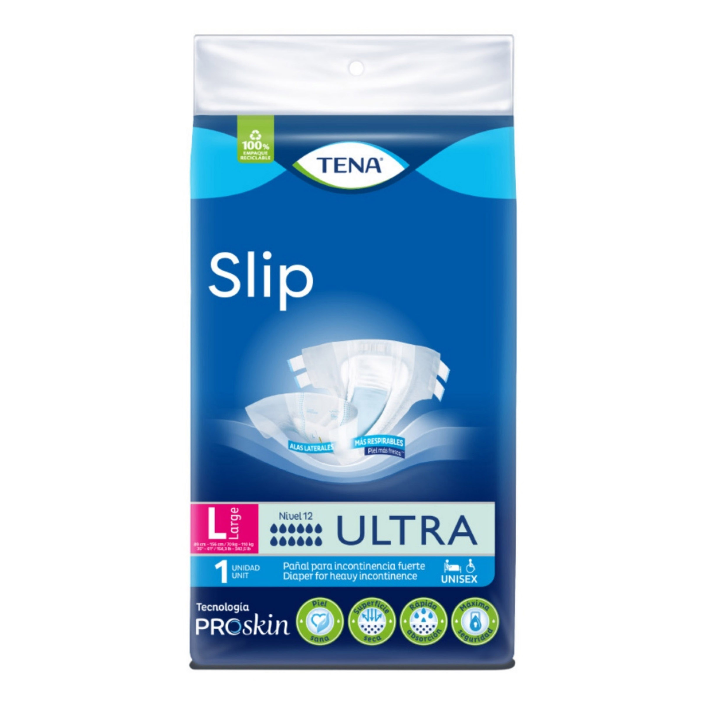 Pañal Tena Slip Talla L 1 Unidad