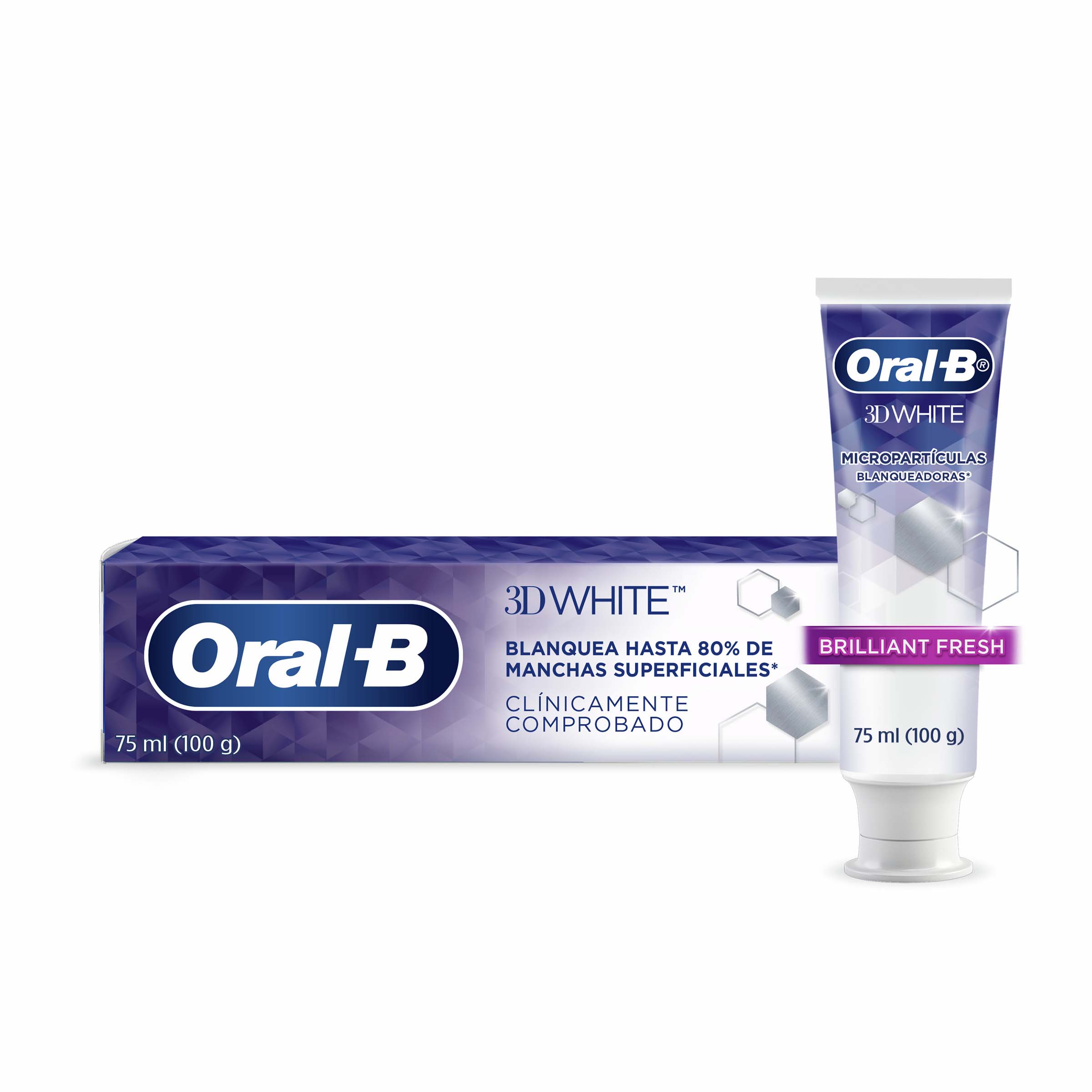 crema dental oral-b 3D White x 75ml