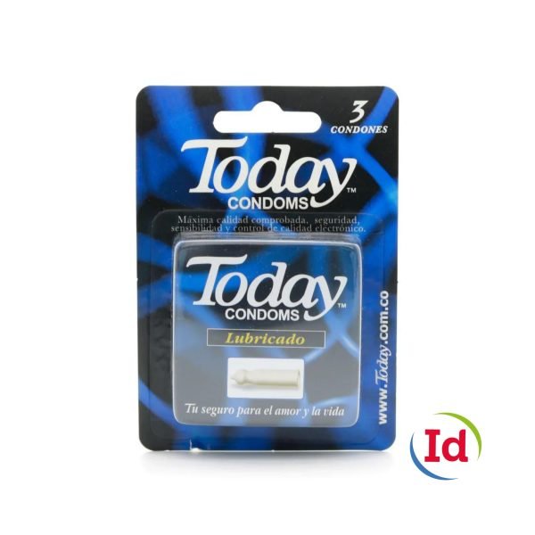 Preservativo Today Lubricado 3 Unidades