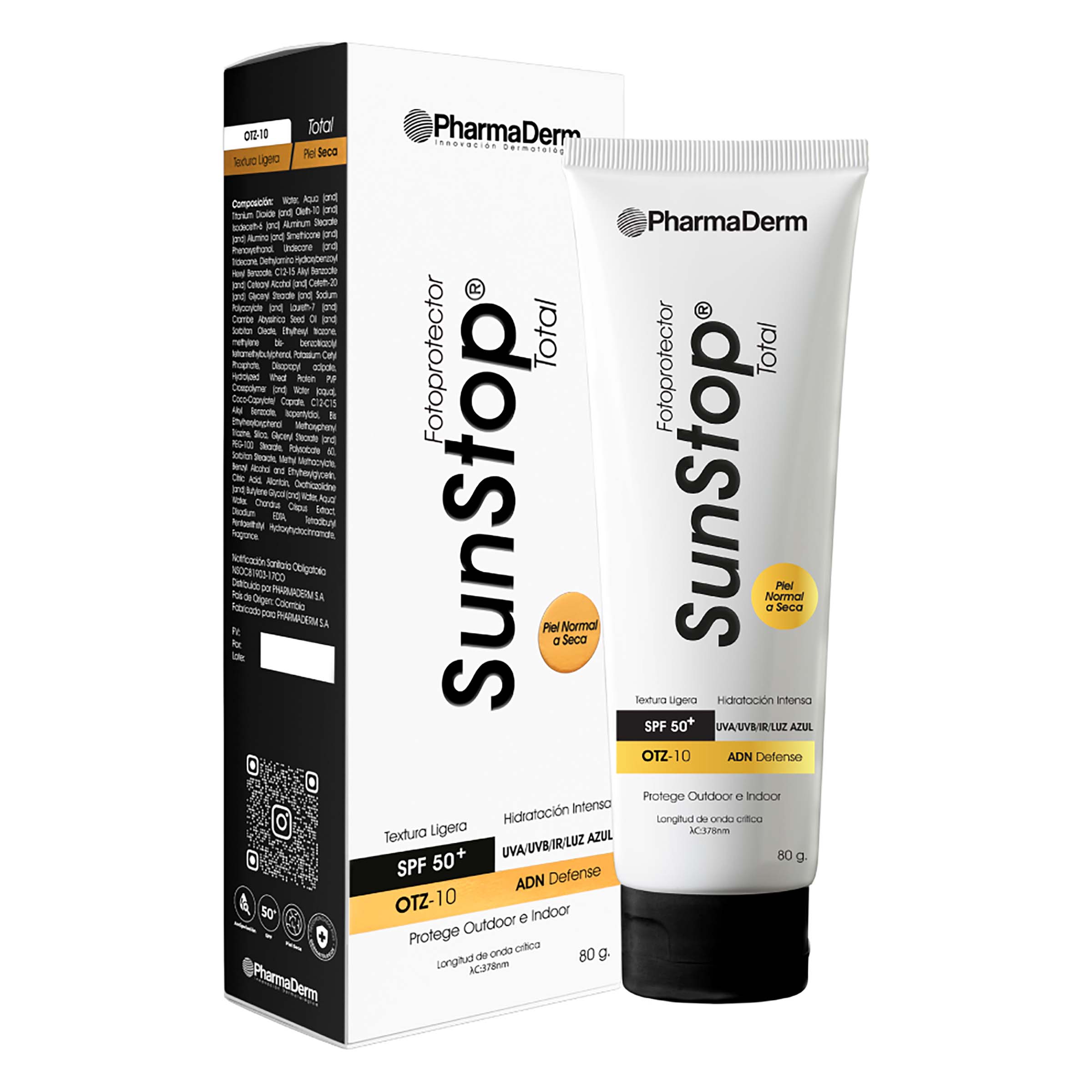 Sunstop Total Spf 50 Tubo Colapsible X 80 Ml
