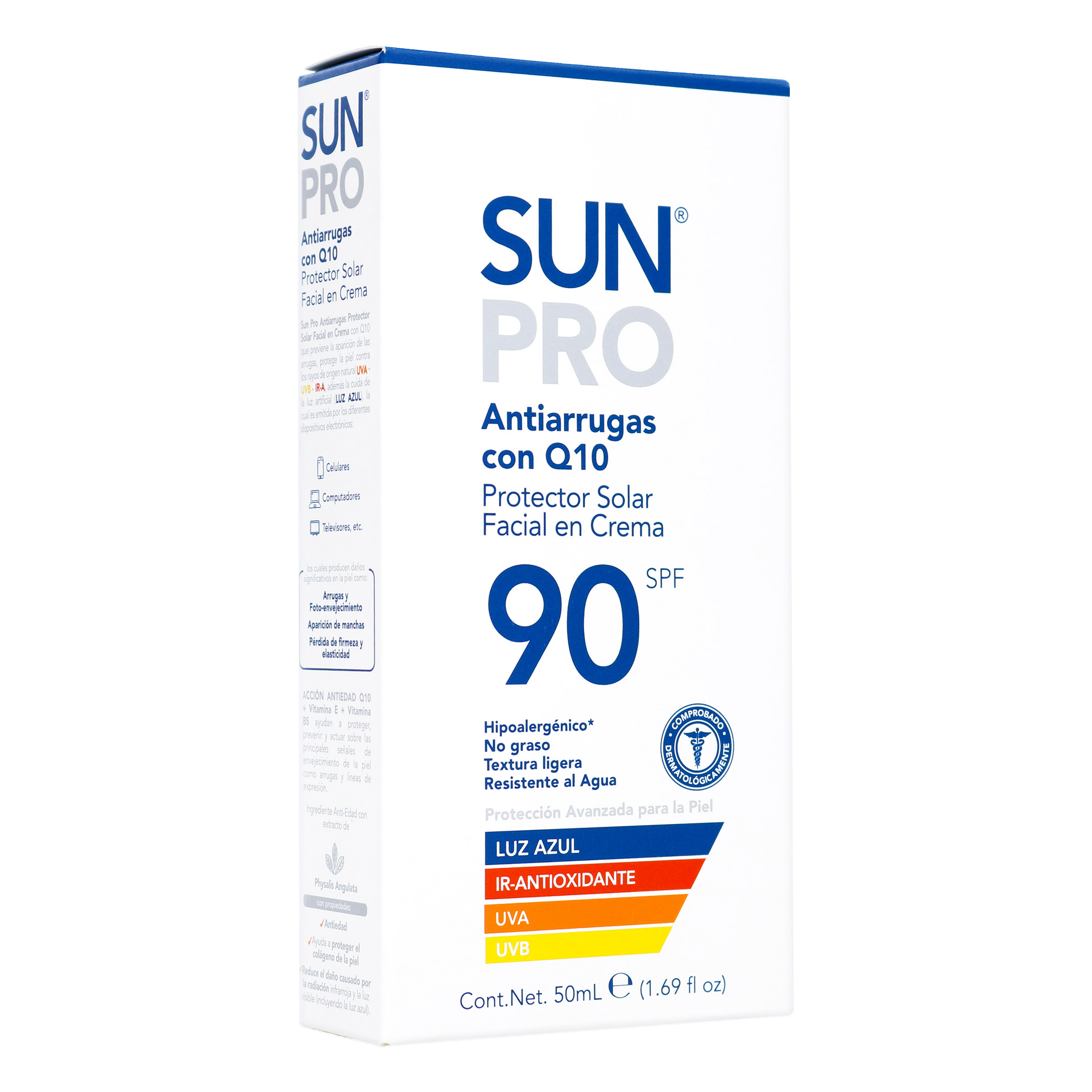Bloqueador Sun Pro Facial Spf 90 50 Ml