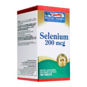 Selenium 200MCG Healthy America X 100 Tabletas