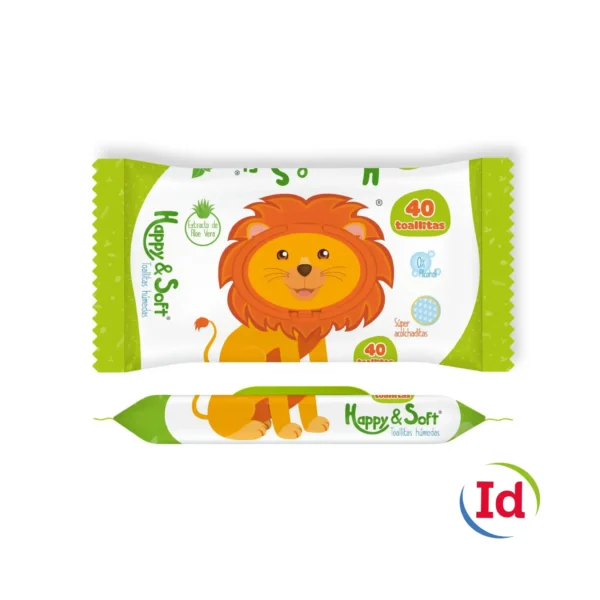 Toallitas humedas happy & soft x 40 und