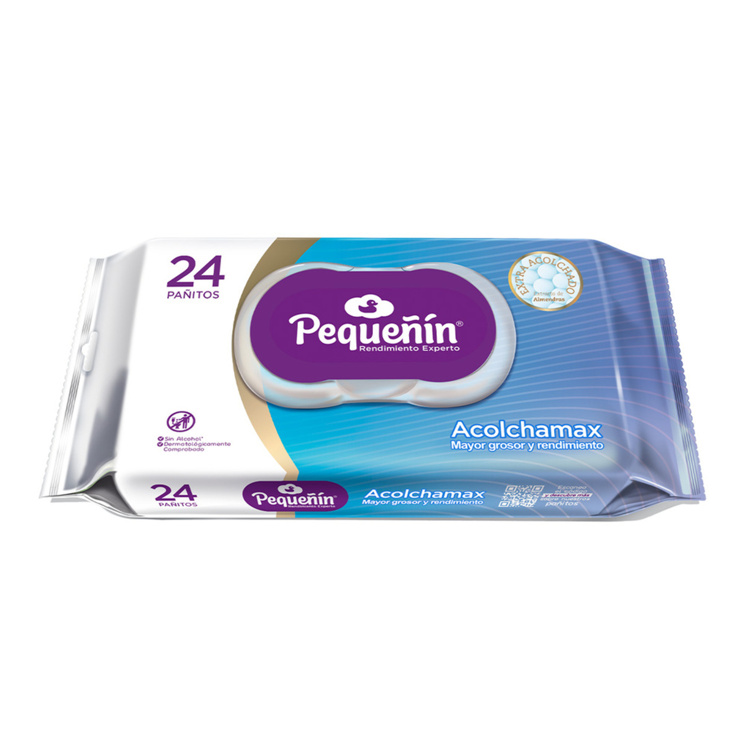 Toallitas húmedas pequeñin acolchadita 24 und interdrogas