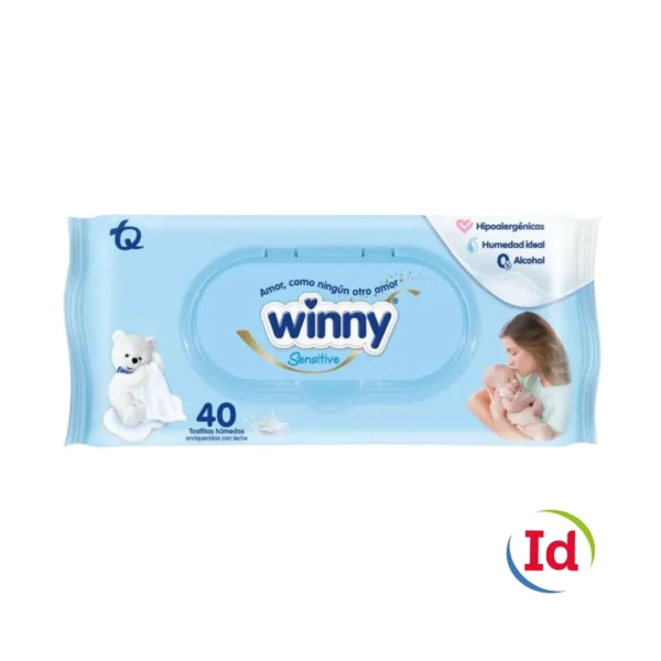 Toallitas winny recien nacido x 40uni
