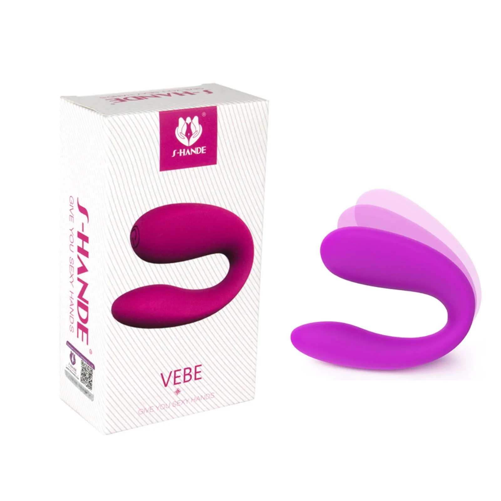 Vibrador Doble Estimulacion Vebe Purple